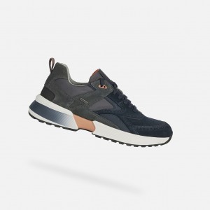 Geox Naviglio Abx Sneakers Herren Dunkelgrau | URVM-17693