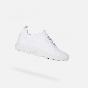 Geox Spherica Sneakers Damen Weiß | QUGD-25041